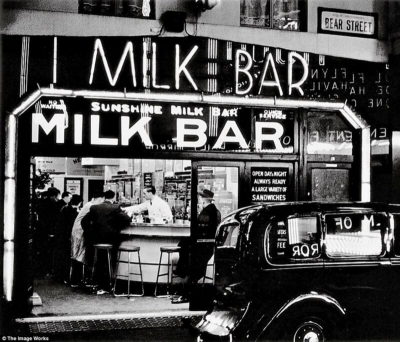 Bear Street 1936 - Sunshine Milk Bar.jpg. Click on the picture to enlarge